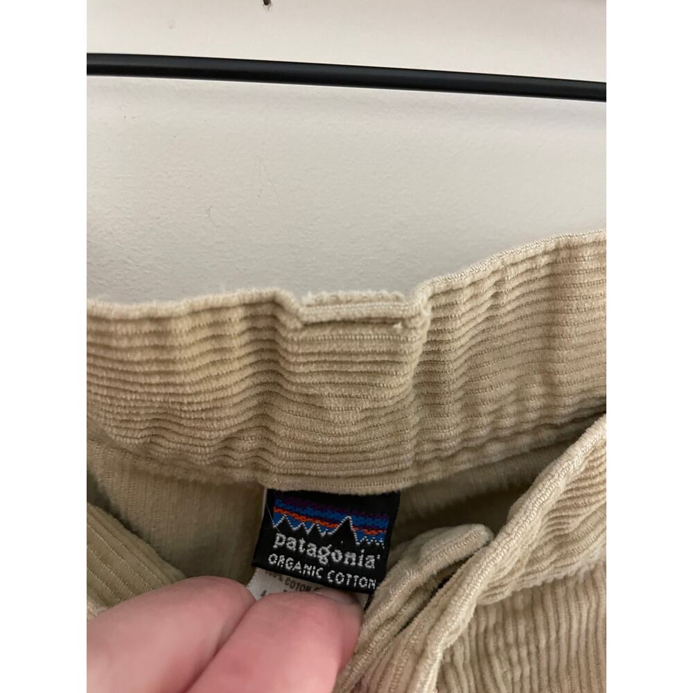 Patagonia Corduroy Pants Mens 32 Beige Organic Cotton Straight Leg Outdoor - Picture 3 of 5